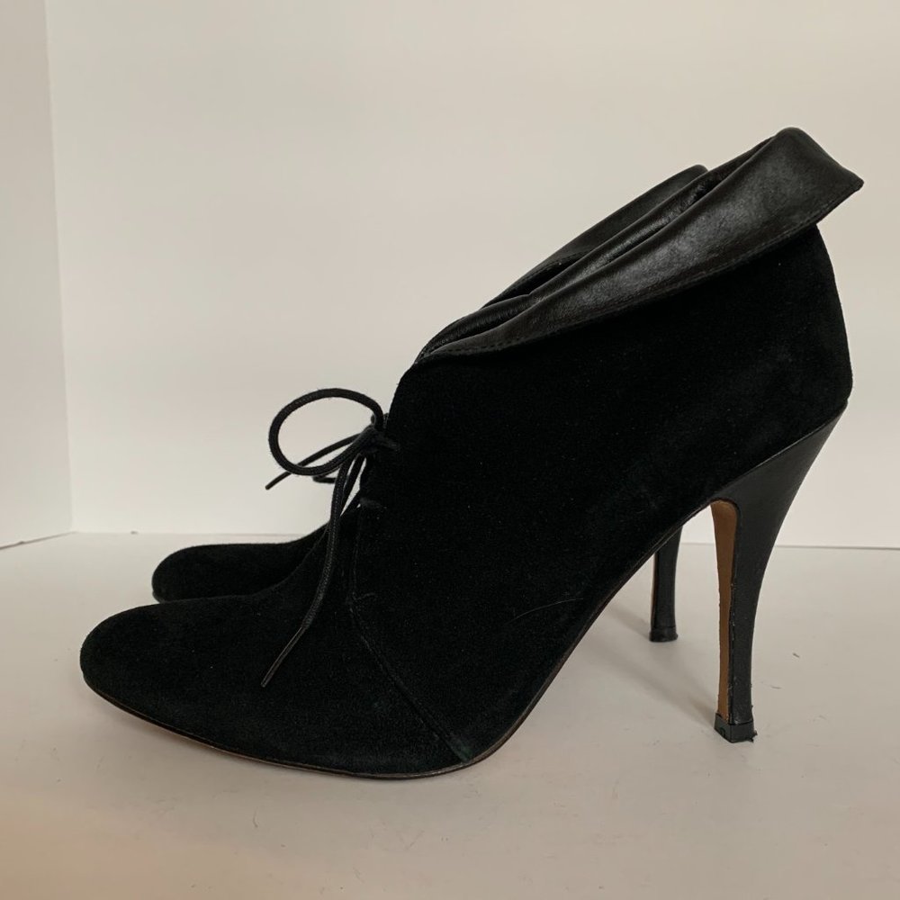 Dolce Vita Ankle Booties 8 Black Suede & Leather